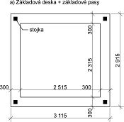 Standard 250x270, 10° - deska