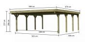 Carport CLASSIC 2A 61975