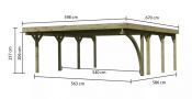 Carport CLASSIC 2B 61976