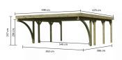 Carport CLASSIC 2C 61977