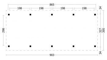 Montovaná chata Hamar 9 L