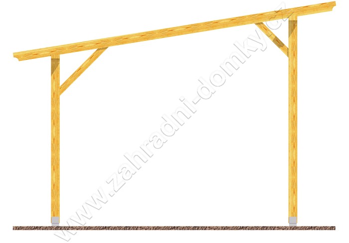 Pergola Standard 300x470, sklon krokví 10°