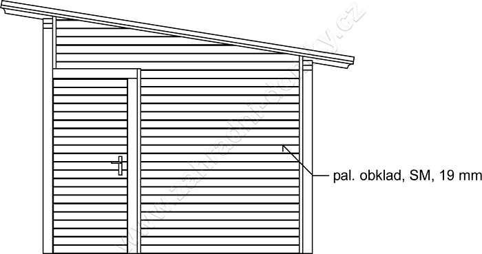 Garážové stání s úložným prostorem 300x700 B