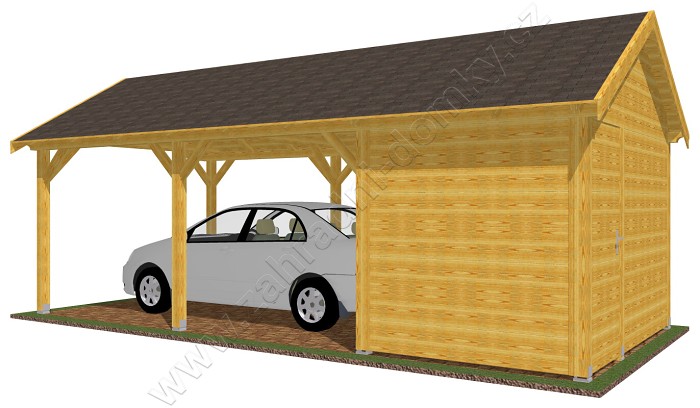 Gárážové stání s úložným prostorem 300x700 SB