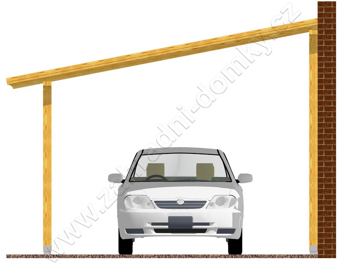 Přístřešek pro auto 350x570