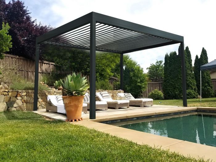hliníková pergola LANITPLAST SOLO BIOCLIMATIC 33