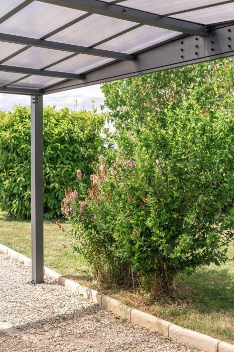 Kovový přístřešek / carport TRIGANO JARDIN LIBECCIO WALL