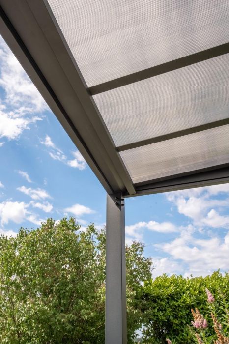 Kovový přístřešek / carport TRIGANO JARDIN LIBECCIO WALL