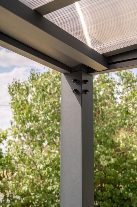 Kovový přístřešek / carport TRIGANO JARDIN LIBECCIO WALL