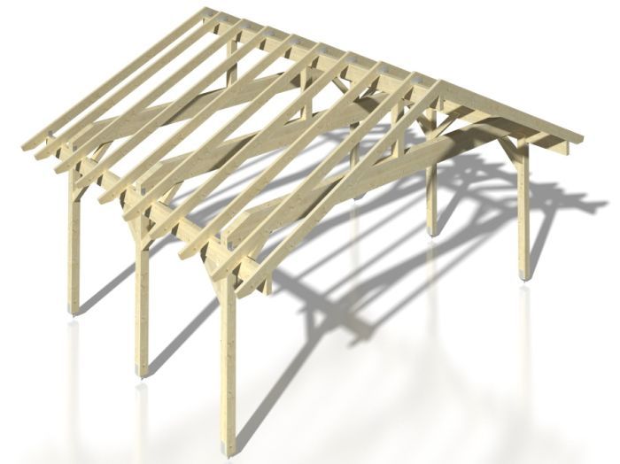 Přístřešek na auto Robert 20.6 m2