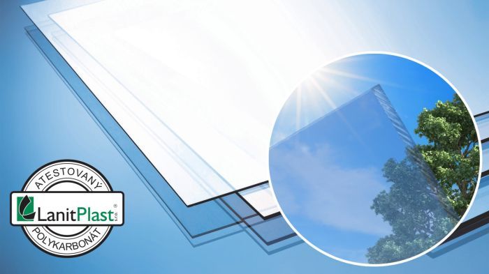 Hliníková pergola WALL 33 FSX antracit   čirý PC
